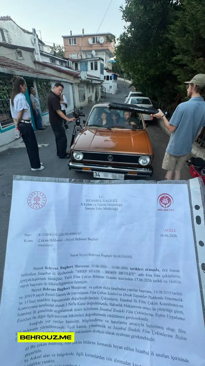 Permit for Filming in Istanbul