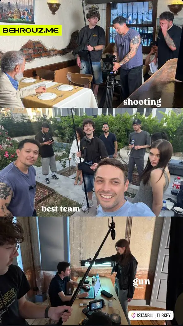 Happy Team Selfie On-Set